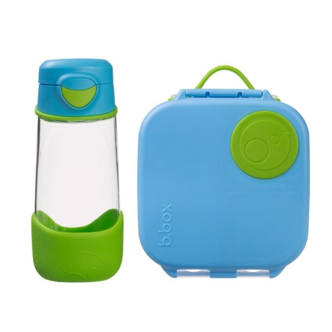 B.BOX 62429 Zestaw sportowy butelka tritanowa 450 ml + Mini Lunchbox Ocean Breeze