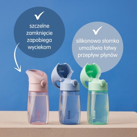 B.BOX BB00868 Butelka ze słomką Junior Spearmint