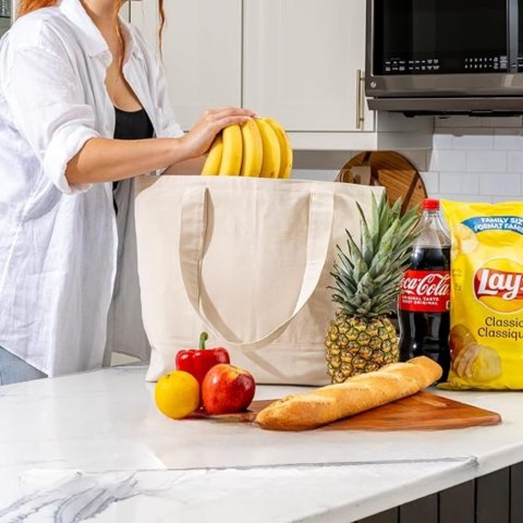 BAWEŁNIANA TORBA NA ZAKUPY DO DEKOROWANIA EKOLOGICZNA EKO TORBA