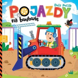 POJAZDY NA BUDOWIE DUŻE PUZZLE