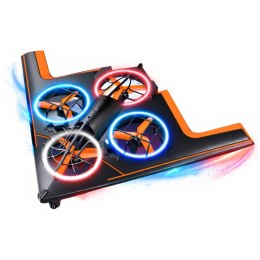 Dron Zdalnie Sterowany RC Latający Quadcopter Światła LED Aplikacja