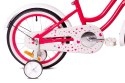 Rower 16 cali Heart bike - malinowy