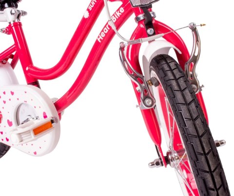 Rower 16 cali Heart bike - malinowy