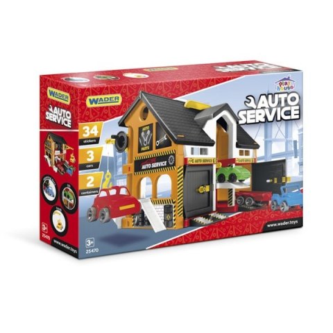WADER 25471 Play House - Auto serwis