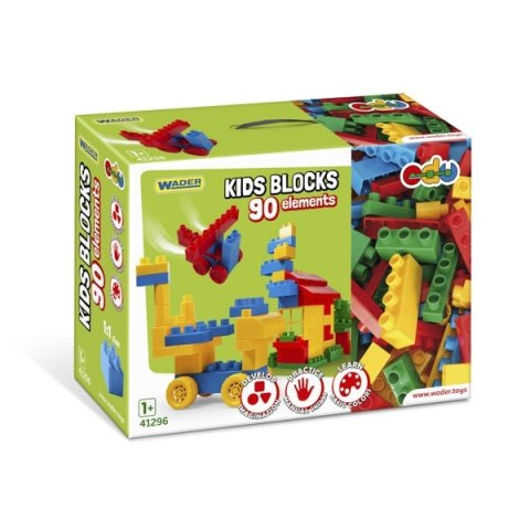 WADER 41296 Kids Blocks klocki 90 el.
