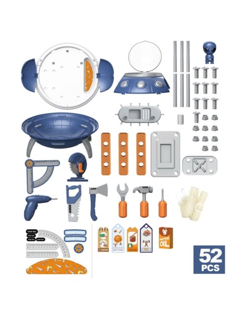 WOOPIE 44848 Warsztat 3w1 plecak projektor UFO