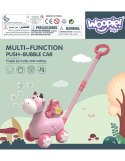 WOOPIE 44886 Pchacz Krówka z dźwiękiem różowy
