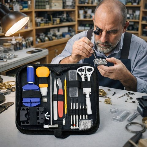 Zestaw Naprawczy Do Zegarków Profesjonalne Narzędzia Etui 147 el.
