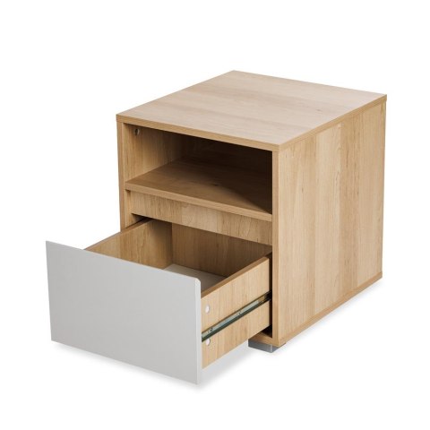 LITTLE SKY by KLUPŚ Stolik nocny DALIA buk-popiel