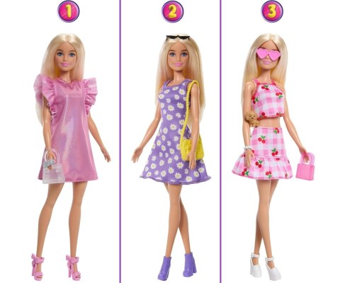 Mattel HXD58 Lalka Modowa Barbie Różowa Z Szafą