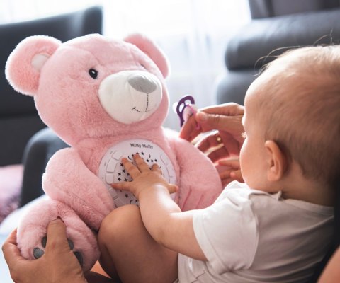 Milly Mally Zabawka pluszowa z Projektorem Milly Bear Pink