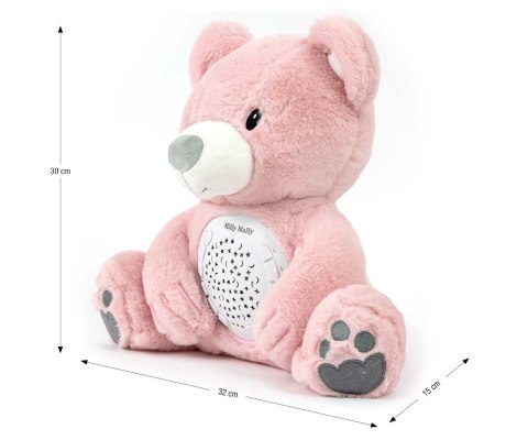 Milly Mally Zabawka pluszowa z Projektorem Milly Bear Pink