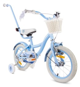 Rower 14 cali Flower bike niezapominajka - niebieski