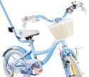 Rower 14 cali Flower bike niezapominajka - niebieski