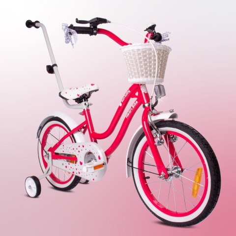 Rower 16 cali Heart bike - malinowy