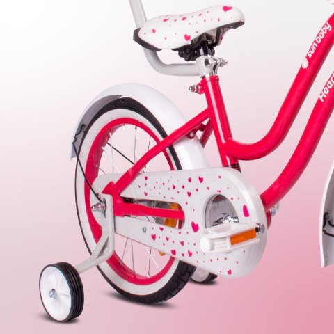 Rower 16 cali Heart bike - malinowy