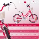 Rower 16 cali Heart bike - malinowy
