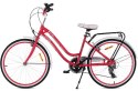 Rower 24 cali Heart bike 7-biegowa przerzutka SHIMANO - malinowy