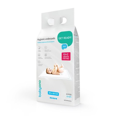 B.O.513/12 Podkłady higieniczne 40x60cm 10 sztuk + 2 gratis