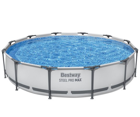 Bestway 56416 BASEN STELAŻOWY STEEL PRO MAX Z POMPĄ FILTRACYJNĄ 3.66m x 0.76m