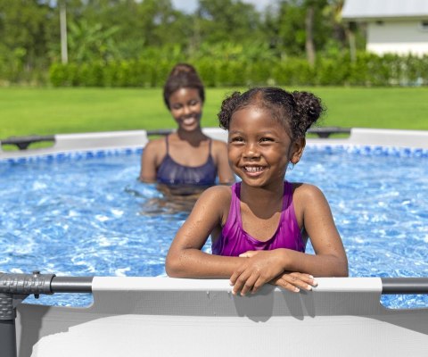 Bestway 56416 BASEN STELAŻOWY STEEL PRO MAX Z POMPĄ FILTRACYJNĄ 3.66m x 0.76m