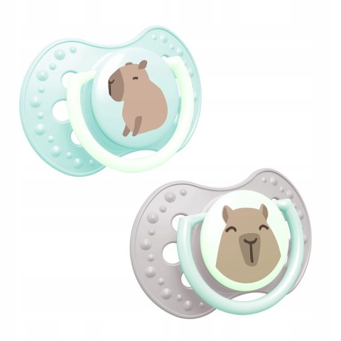 LOVI 22/933boy Smoczek silikonowy dynamiczny 6-18m 2 szt CapiChill Boy