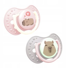 LOVI 22/934girl Smoczek silikonowy dynamiczny 18+ 2 szt CapiChill Girl