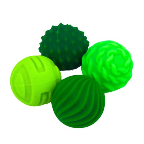 Magnetyczne Silikonowe Piłki Antystresowe W Etui Zielone 2,5 cm 4 el.