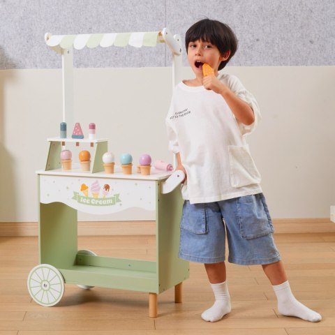 VIGA PolarB Drewniany Stragan z Lodami Lodziarnia Mobilna