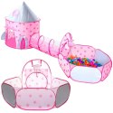 WOOPIE Namiot 3w1 Pałac Księżniczki XXL Domek Tunel Suchy Basen