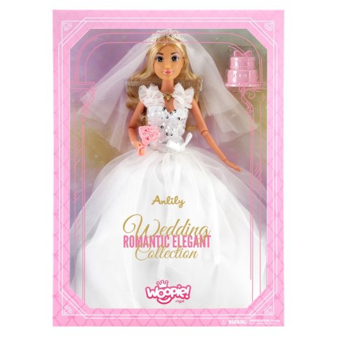 WOOPIE ROYAL Lalka Lily 30 cm Panna Młoda Suknia Ślubna Akcesoria