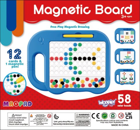 WOOPIE Tablica Magnetyczna dla Dzieci Montessori MagPad Słonik- Zestaw 3 szt.