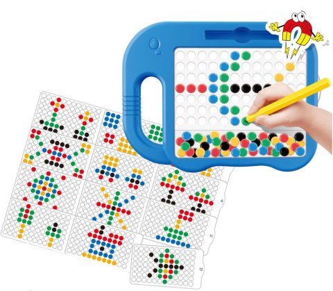 WOOPIE Tablica Magnetyczna dla Dzieci Montessori MagPad Słonik- Zestaw 6 szt.