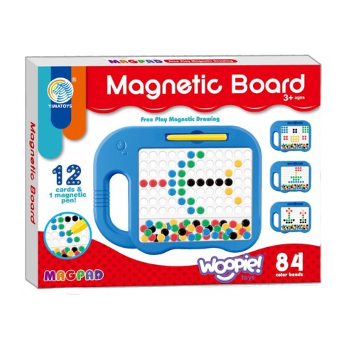 WOOPIE Tablica Magnetyczna dla Dzieci Montessori MagPad Słonik- Zestaw 6 szt.