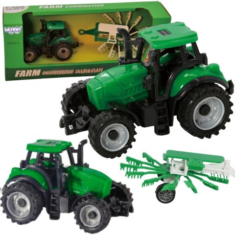 WOOPIE Traktor Rolniczy ze Zgrabiarką