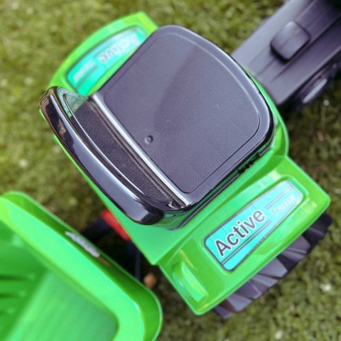 WOOPIE Traktor na Pedały Farmer GoTrac MAXI z Przyczepą Ciche Koła