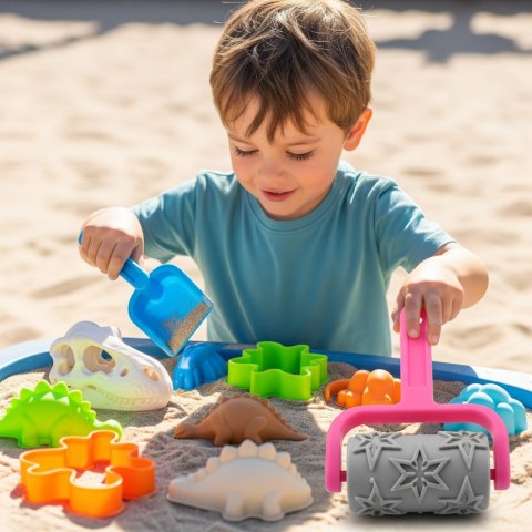 WOOPIE Zestaw do Piasku Dinozaury Wykopalisko 9 el.