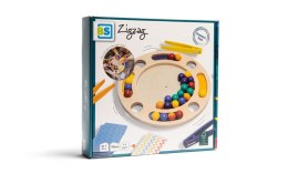 BS Toys, drewniana gra sensoryczna ze szczypcami ZIGZAG