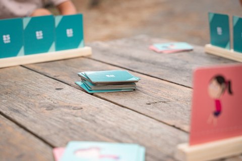 BS Toys, drewniana gra sportowa Zgadnij co ćwiczę