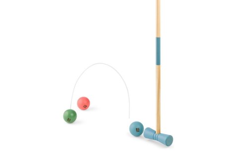 BS Toys, drewniany zestaw do Krokieta