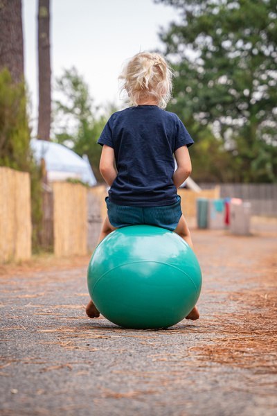 BS Toys, sportowa piłka z uchwytem do skakania