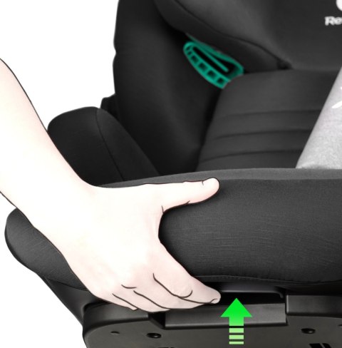 ELISEO Carbon Renolux - Premium fotelik samochodowy Isofix R129 i-Size 100-150 cm z funkcją odchylenia