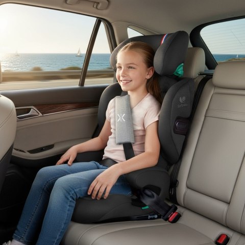 ELISEO Carbon Renolux - Premium fotelik samochodowy Isofix R129 i-Size 100-150 cm z funkcją odchylenia