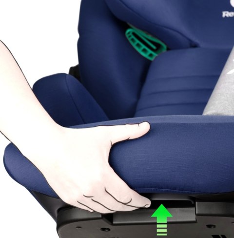 ELISEO Oean Renolux - Premium fotelik samochodowy Isofix R129 i-Size 100-150 cm z funkcją odchylenia