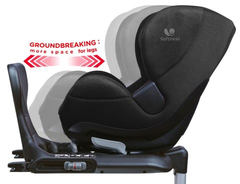 Fotelik Obrotowy Renolux Gaia CARBON i-Size (40-105 cm) z Softness®