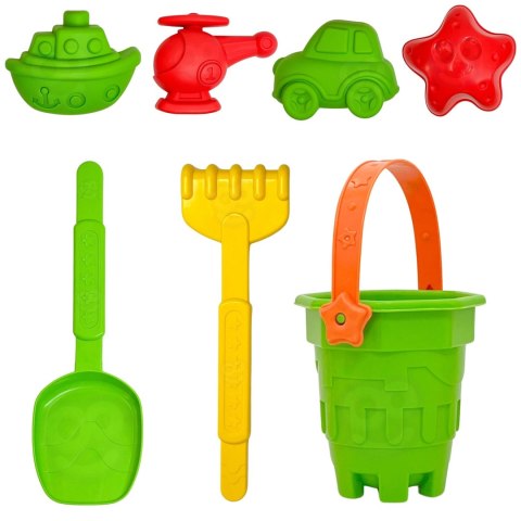 WOOPIE Taczka Ogrodowa Zestaw do Piasku 10 el.