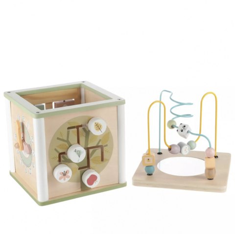 Kostka atywności drewniana