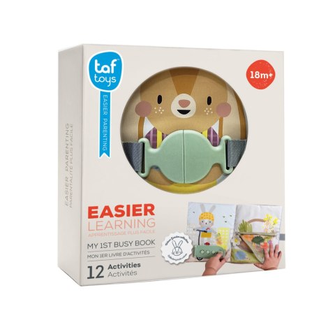 Książeczka Edukacyjna Taf Toys z 12 Aktywnościami - Rozwój Motoryczny, Matematyczny i Kreatywność