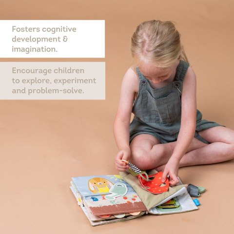 Książeczka Edukacyjna Taf Toys z 12 Aktywnościami - Rozwój Motoryczny, Matematyczny i Kreatywność