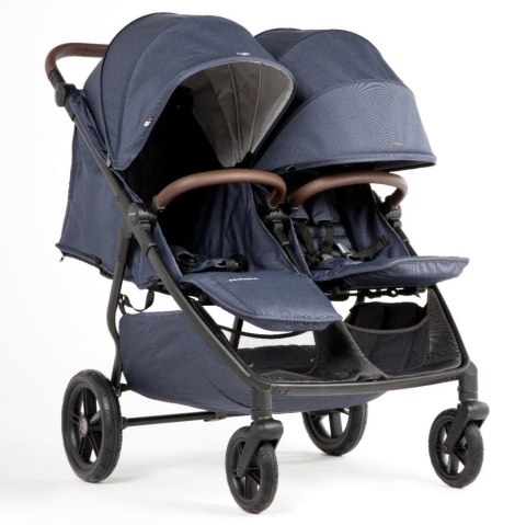 M.Twin x Wózek Bliźniaczy Mast Swiss Design - Blueberry (Koła HP)